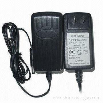 25W Series Switching Power Adapters with China AC Plug